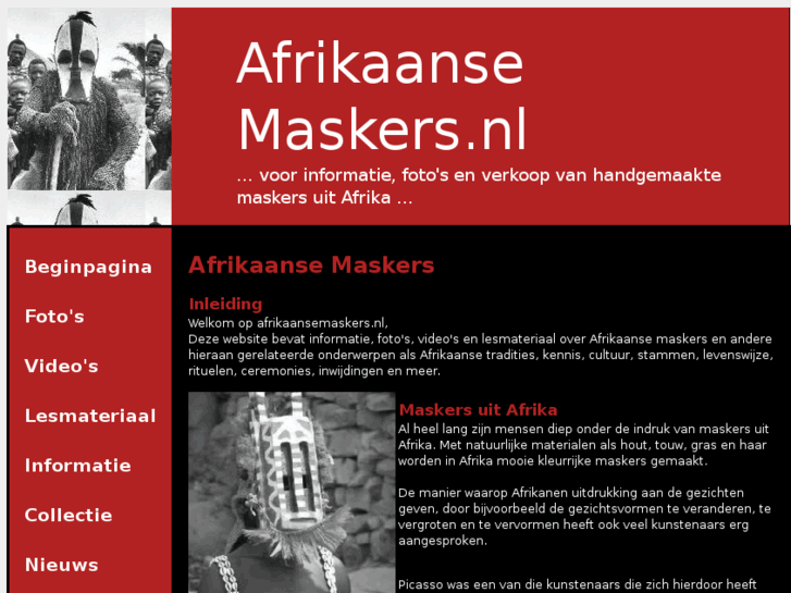 www.afrikaansemaskers.nl