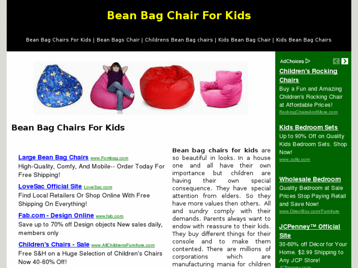 www.beanbagchairforkids.net