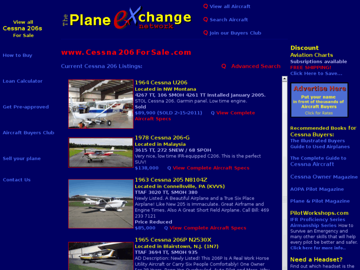 www.cessna206forsale.com