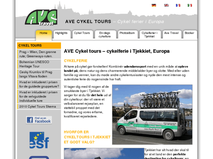 www.cykelferie.cz