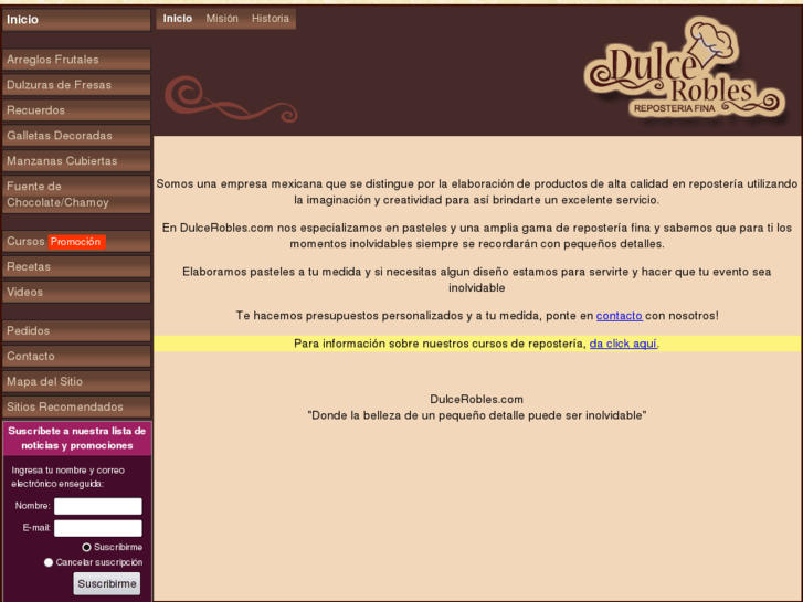 www.dulcerobles.com