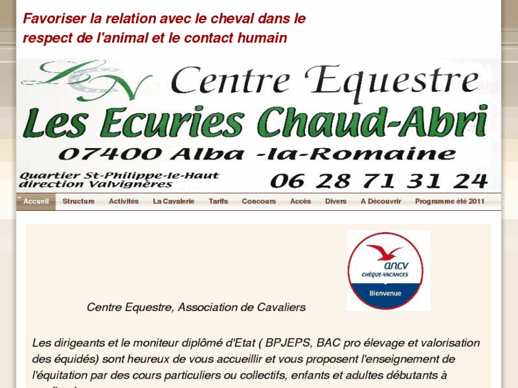 www.ecuries-chaud-abri.com