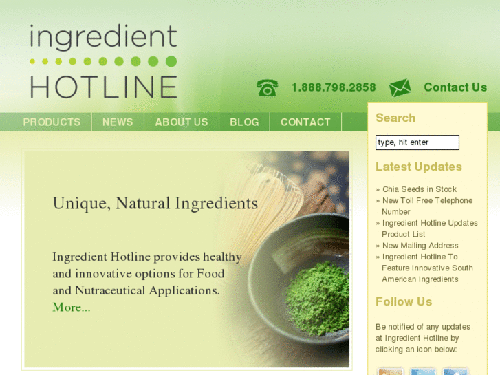 www.ingredienthotline.com