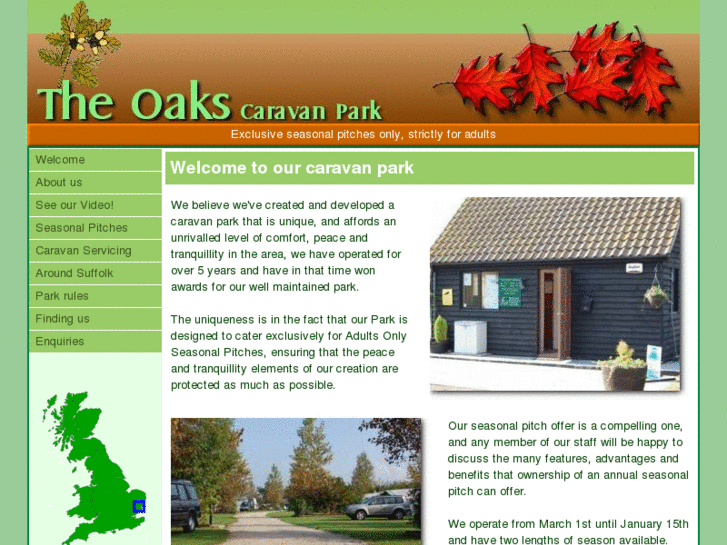 www.oakscaravanpark.co.uk