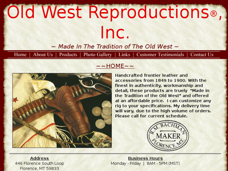 www.oldwestreproduction.info