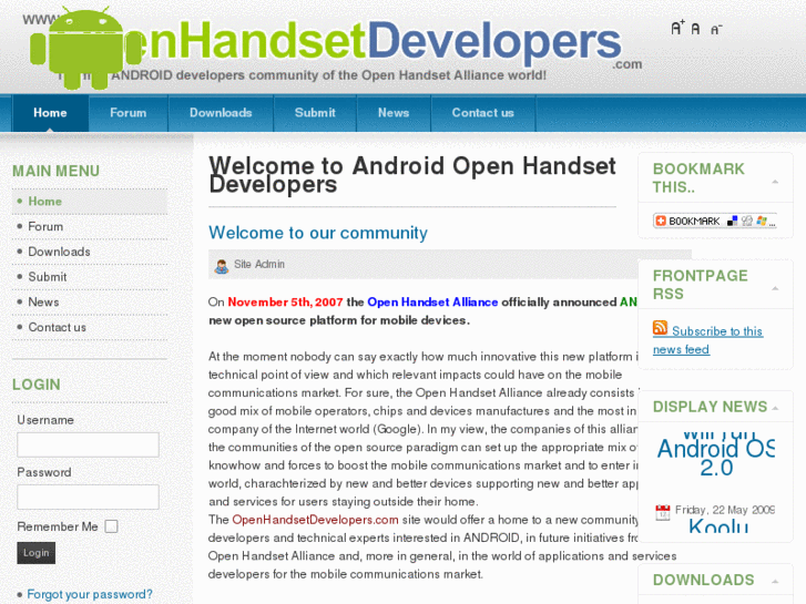 www.openhandsetdevelopers.com