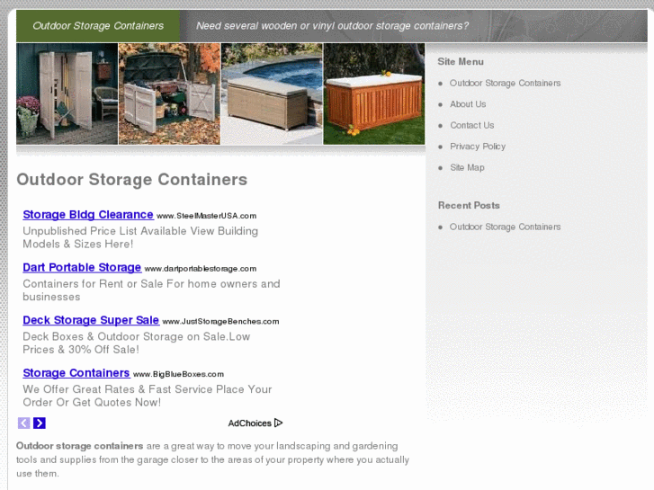 www.outdoorstoragecontainers.org