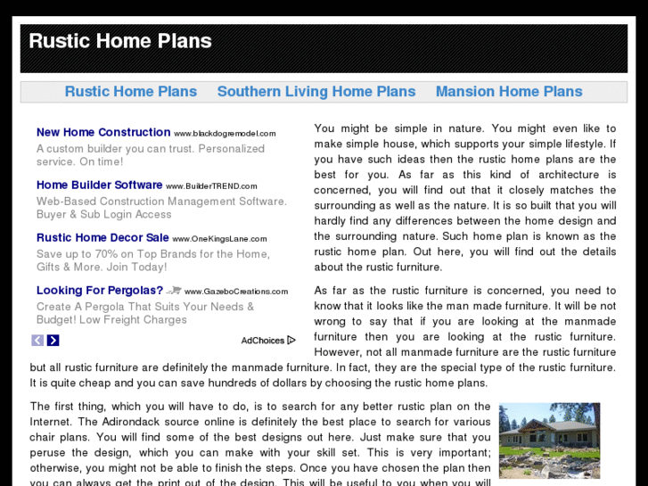 www.rustichomeplans.net