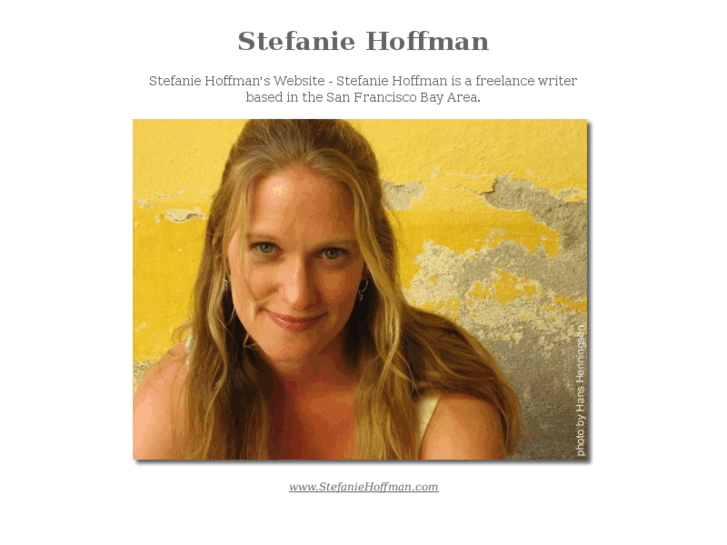 www.stefaniehoffman.com