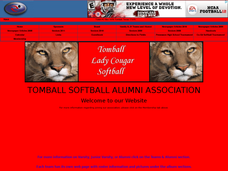 www.tomballcougarsoftball.com