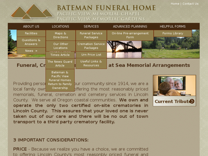 www.batemanfuneralhome.net