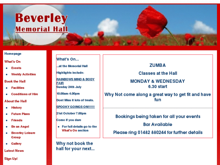 www.beverleymemorialhall.org