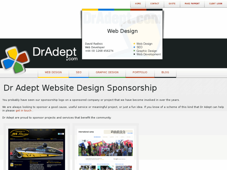 www.dradeptwebsitedesign.com