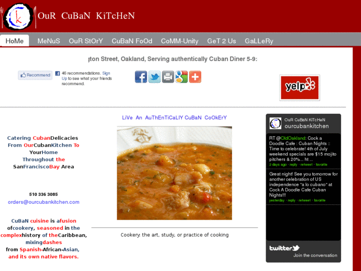 www.ourcubankitchen.com