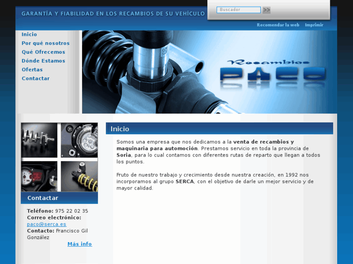 www.pacorecambios.es