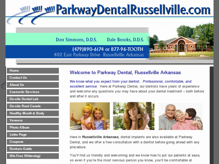 www.parkwaydentalrussellville.com