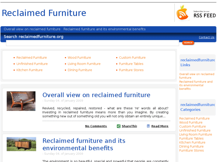 www.reclaimedfurniture.org