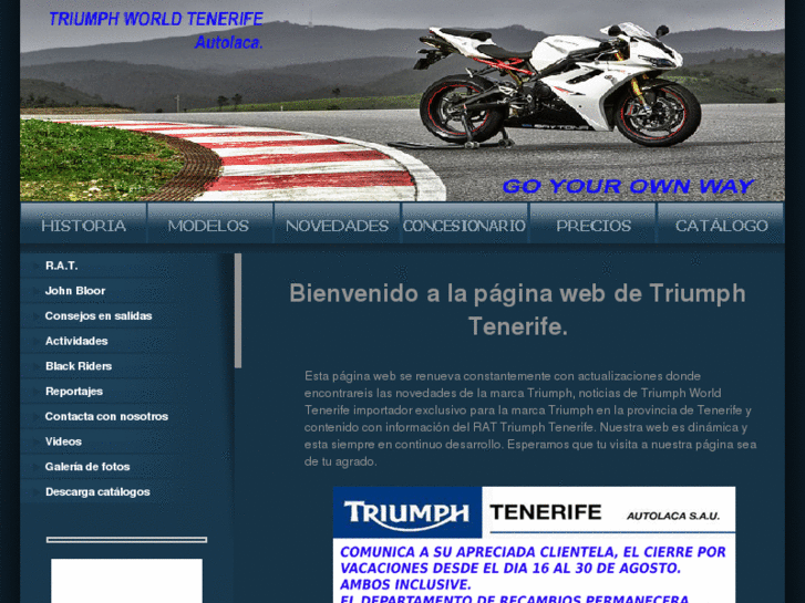 www.triumphtenerife.com