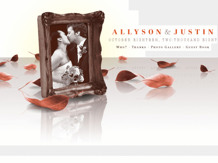 www.allysonandjustin.com