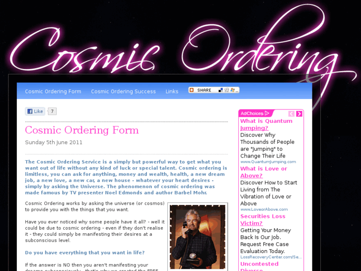 www.cosmic-ordering-form.com