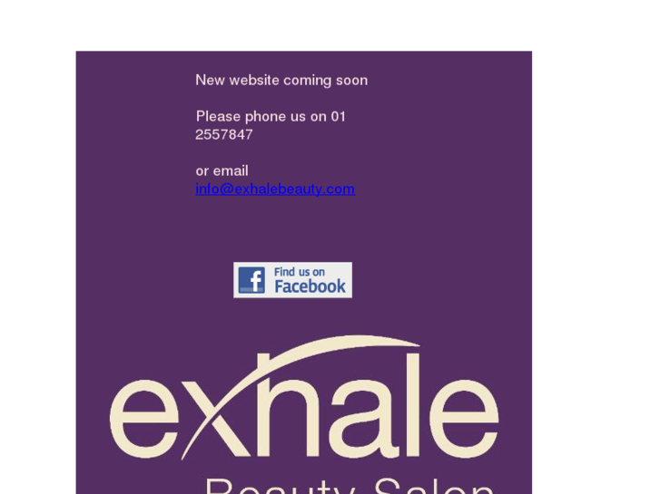 www.exhalebeauty.com