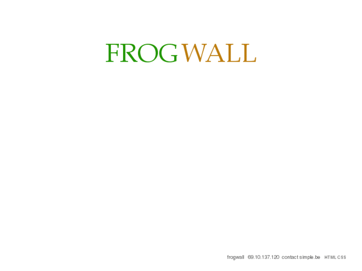 www.frogwall.net