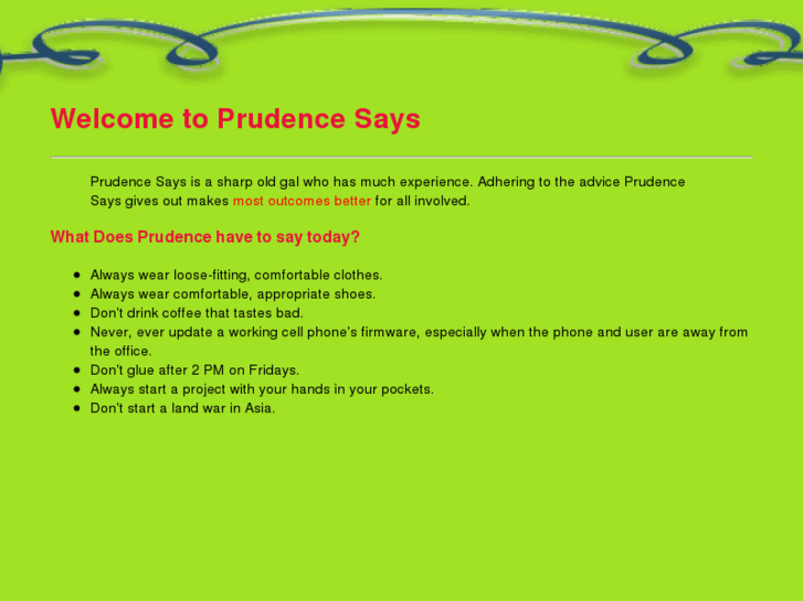 www.prudencesays.com