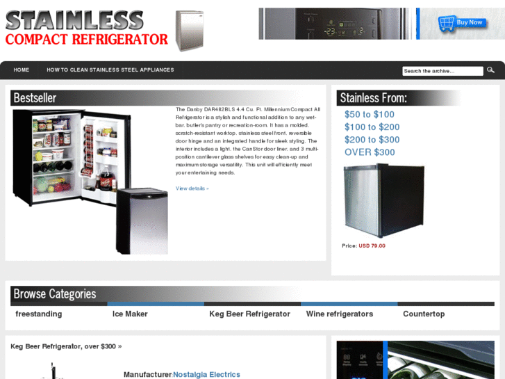 www.stainless-compact-refrigerator.com