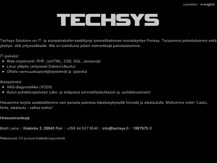 www.techsys.fi