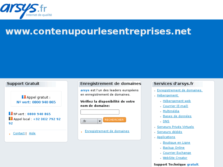 www.contenupourlesentreprises.net