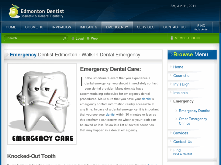 www.dentalemergencyedmonton.com