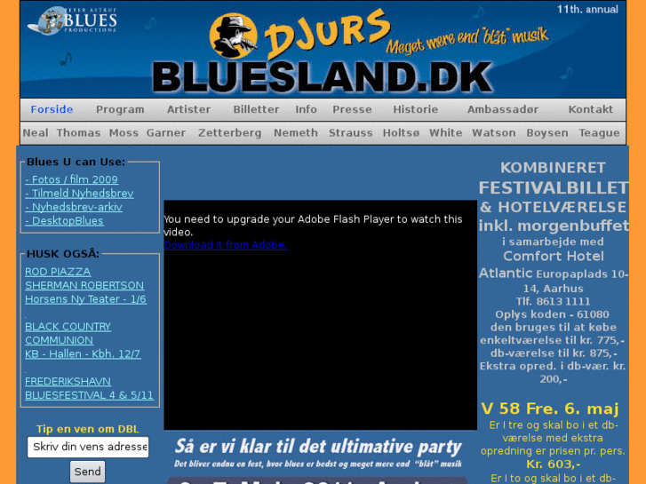 www.djursbluesland.dk