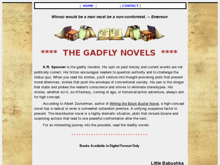 www.gadflynovels.com