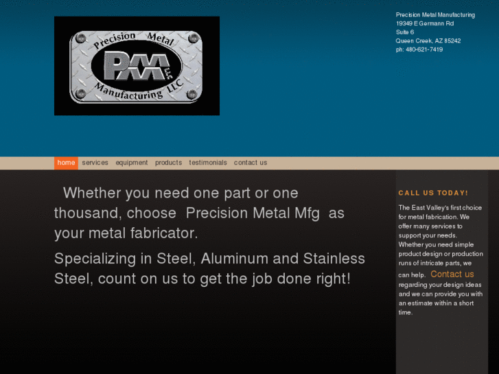 www.precisionmetalmanufacturing.com