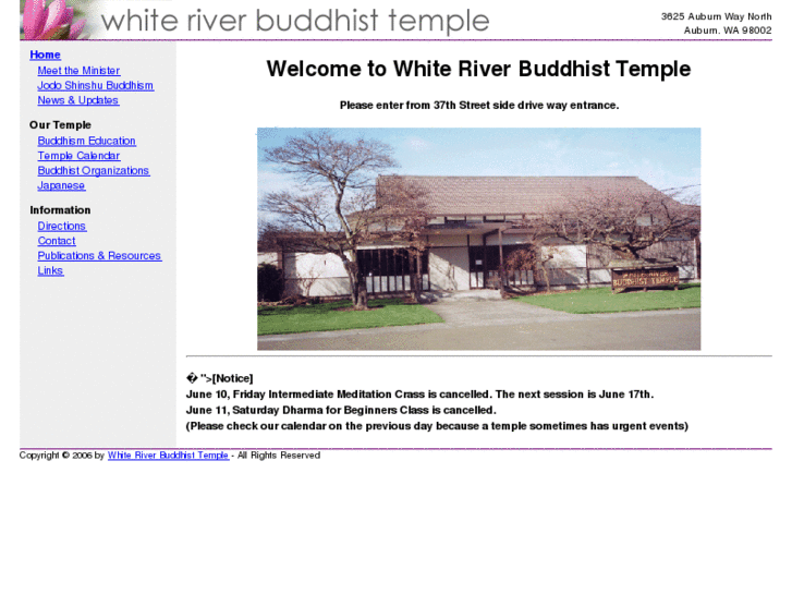 www.whiteriverbuddhisttemple.com