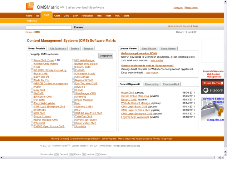 www.cmsmatrix.nl