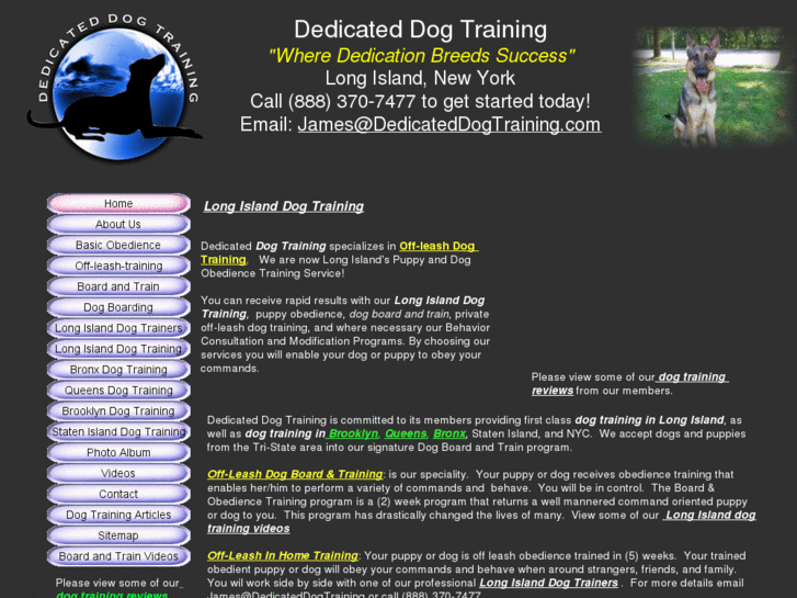 www.dedicateddogtraining.com