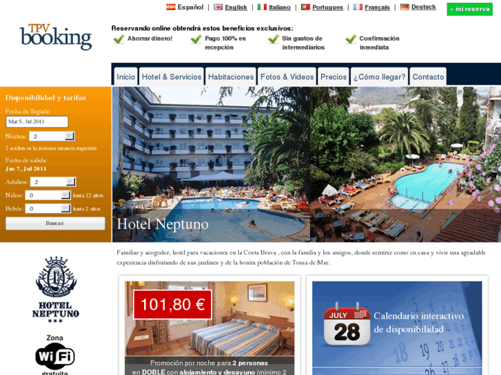 www.hotelneptunotossa.com