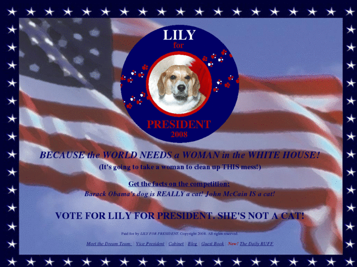 www.lilyforpresident.net