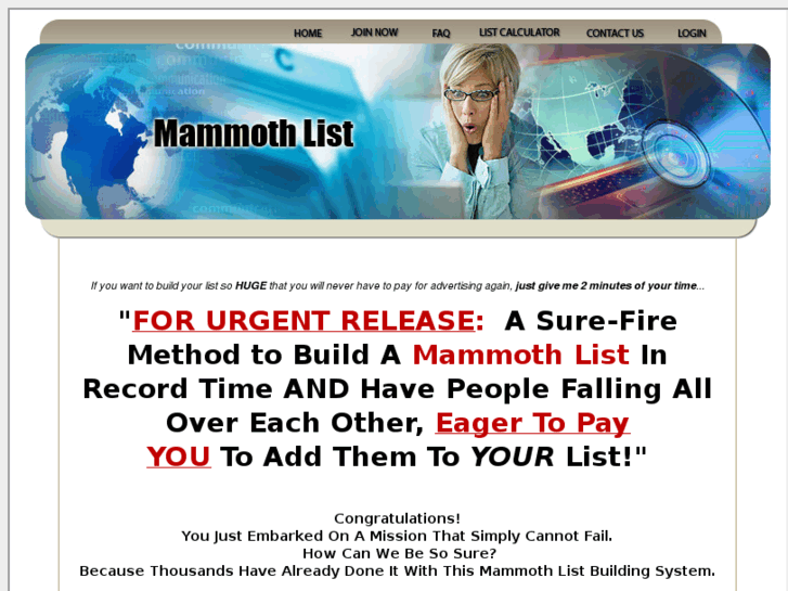 www.mammoth-list.com