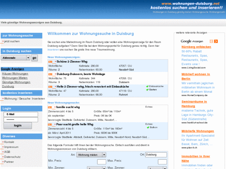 www.wohnungen-duisburg.net