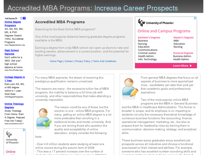 www.accreditedmbaprograms.info