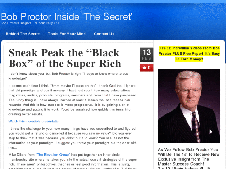 www.bobproctorinsidethesecret.com