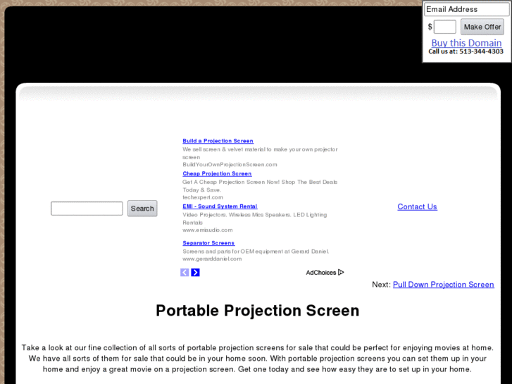 www.buyprojectorscreen.com