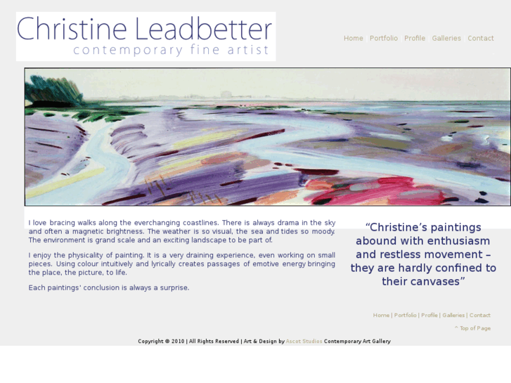 www.christineleadbetter.com