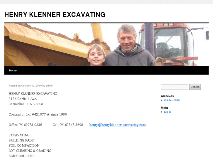 www.henryklenner-excavating.com