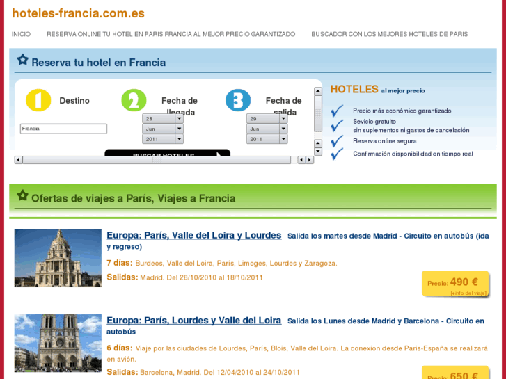 www.hoteles-francia.com.es