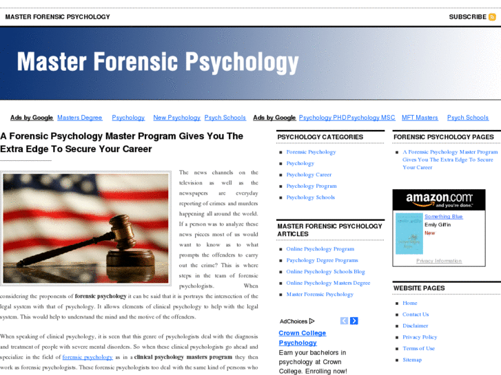 www.masterforensicpsychology.com