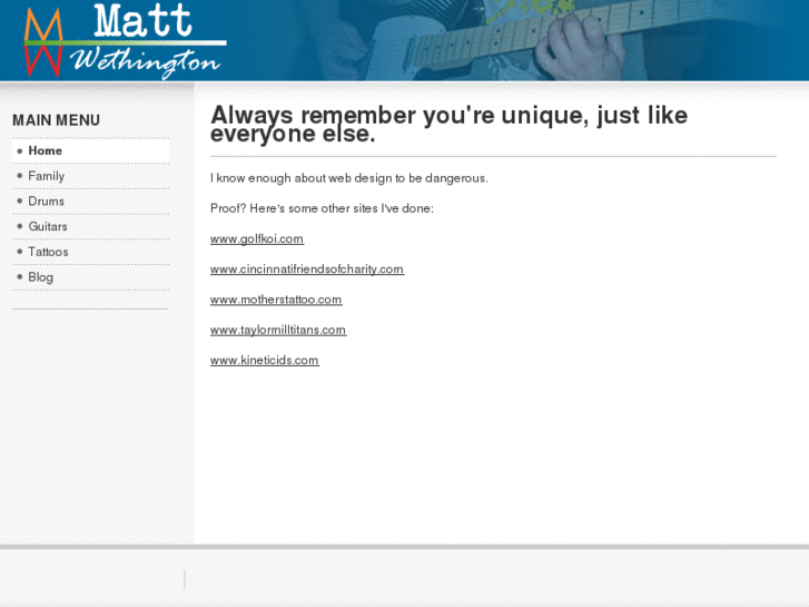 www.matt-wethington.com