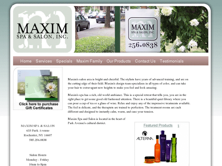 www.maximspaandsalon.com